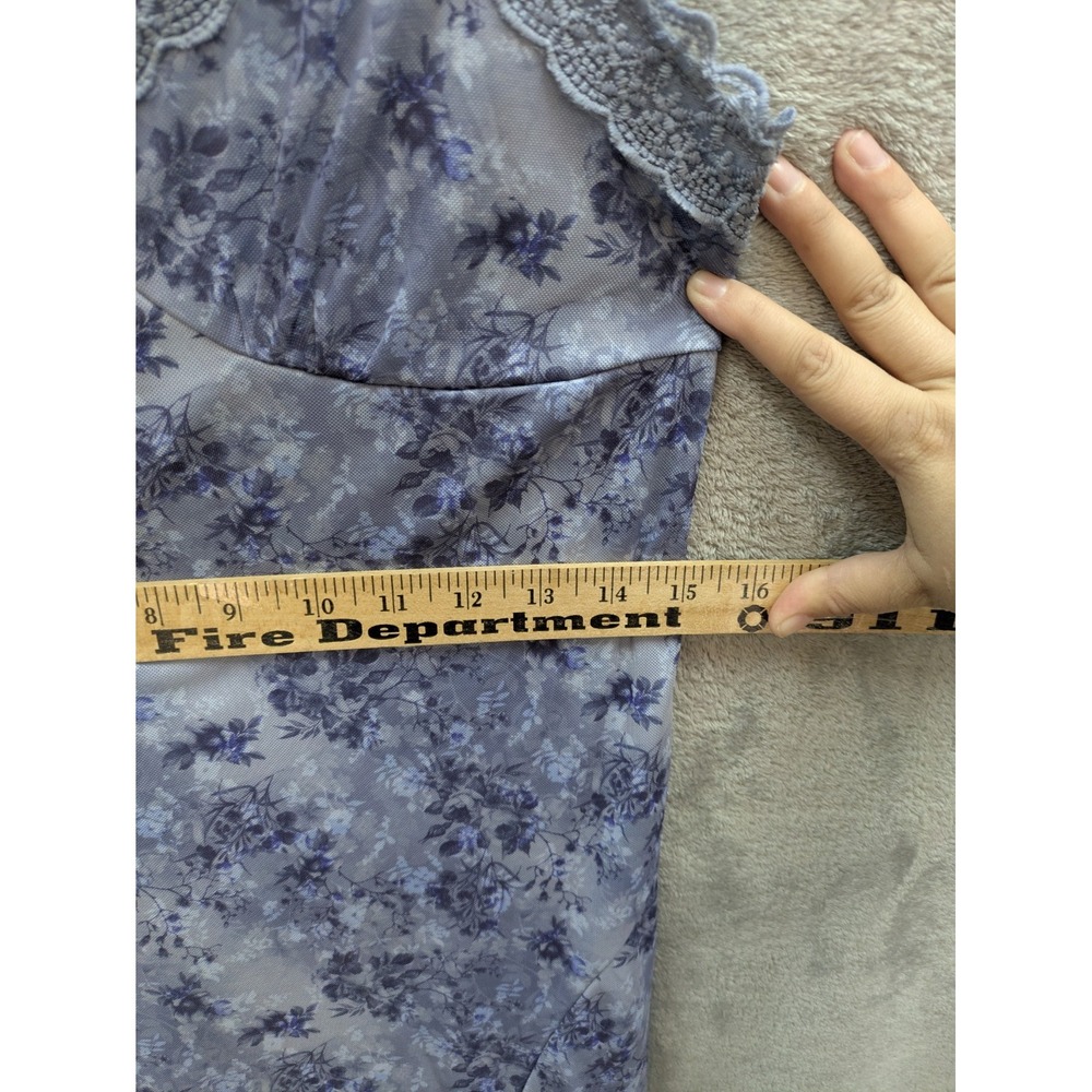 Y2K Maxi Slip Dress Women's Medium 8-10‎ Fairy Grunge 90s Cottagecore Feminine - Picture 8 of 11